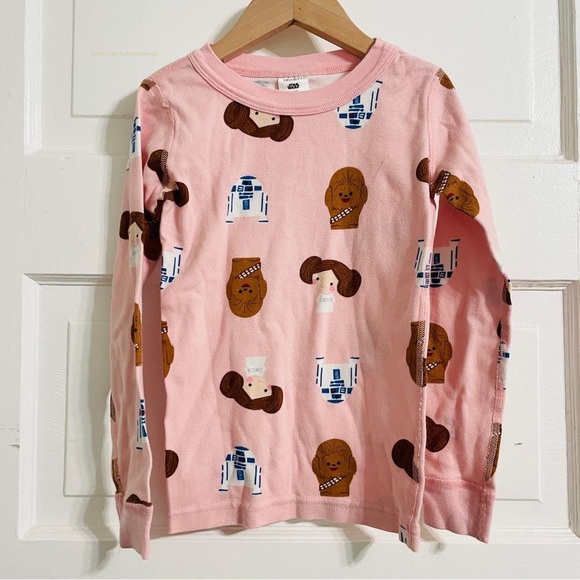 Hanna Andersson Star Wars Spring Long John Pajama Top - Pink - Picture 1 of 3